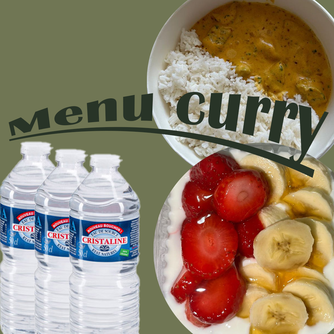 Menu curry